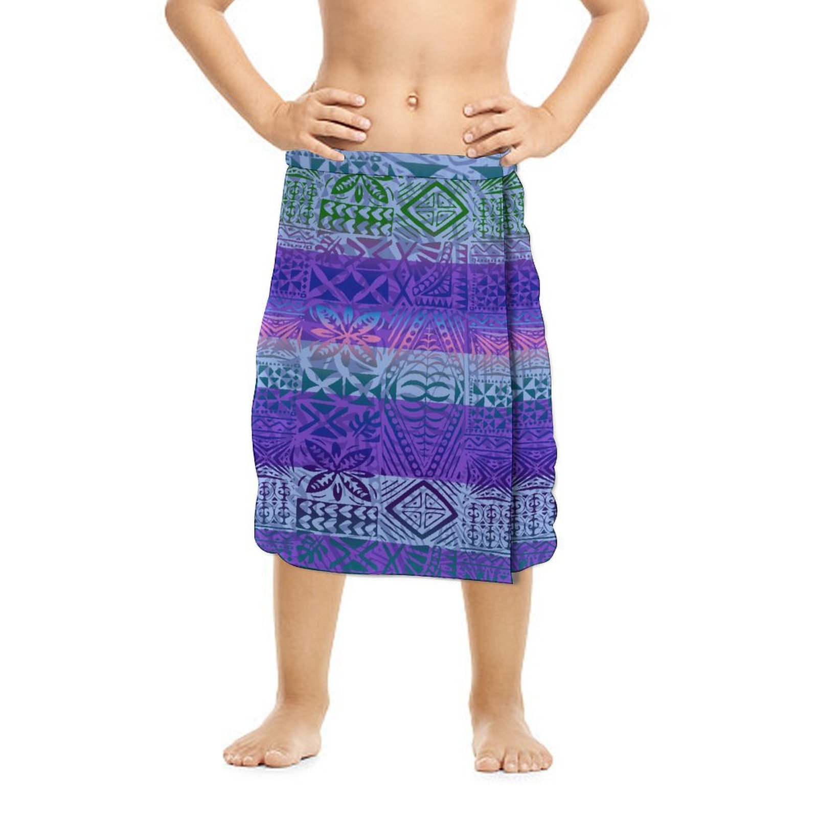 فستان لف للأولاد بأسلوب هاواي  - مراجعة Sarong Men Wrap وسعره